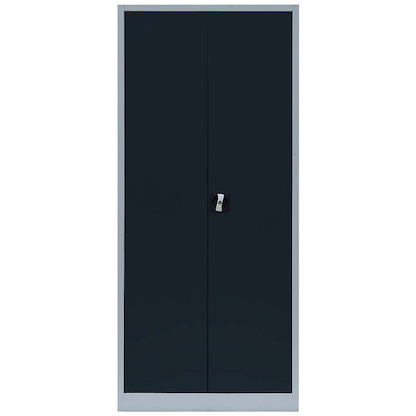 Artikelbild 2 für LÜLLMANN Metallschrank 530338 anthrazit, lichtgrau 80,0 x 38,3 x 180,0 cm, aufgebaut, Artikelnummer 182657