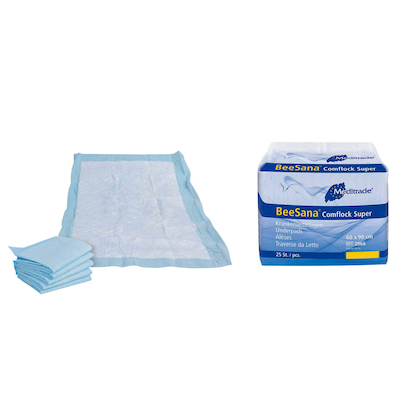 Artikelbild für Meditrade® Einweg-Betteinlagen BeeSana® Comflock Super, 25 St., Artikelnummer 241988