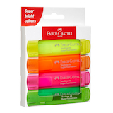 Artikelbild 1 für FABER-CASTELL TL 46 SF Textmarker farbsortiert, 4 St., Artikelnummer 274169