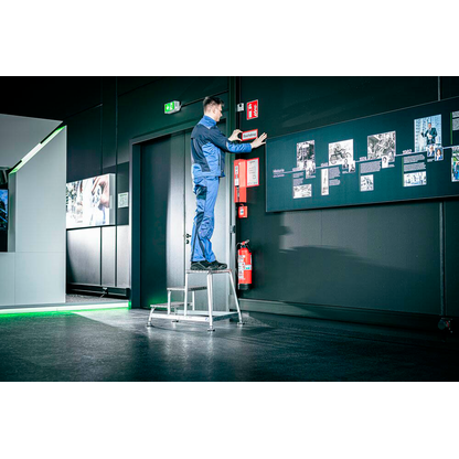 Artikelbild 4 für MUNK Montagetritt 50031 silber 1 Stufen, H: 20,0 cm, Artikelnummer 594368