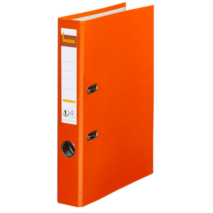 Artikelbild für AKTION: bene No.1 POWER Ordner orange Kunststoff 4,5 cm DIN A4, Artikelnummer 990093