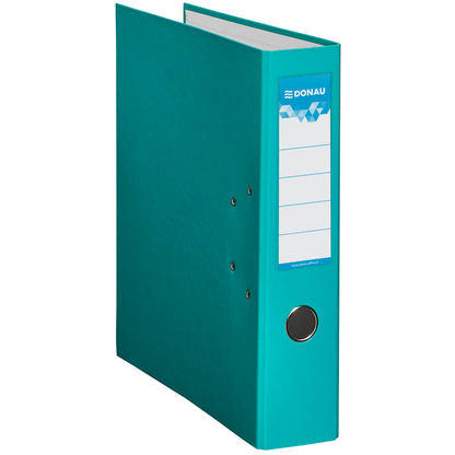 Artikelbild 2 für DONAU Klassik Ordner türkis Karton 7,5 cm DIN A4, Artikelnummer 345199