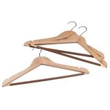 Artikelbild 1 für Kleiderbügel braun, 3 St., Artikelnummer 132055