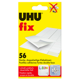 Artikelbild 1 für UHU doppelseitige Klebepads für max. 300,0 g 1,2 x 1,8 cm, 56 St., Artikelnummer 907889