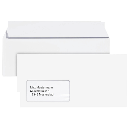 Artikelbild für MAILmedia Briefumschläge Cygnus Excellence® DIN lang+ mit Fenster hochweiß haftklebend 500 St., Artikelnummer 291649