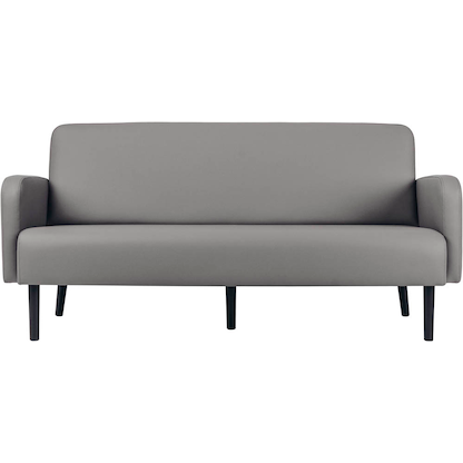 Artikelbild 9 für meet powered by PAPERFLOW 3-Sitzer Sofa LISBOA grau schwarz Kunstleder, 1 St., Artikelnummer 851382