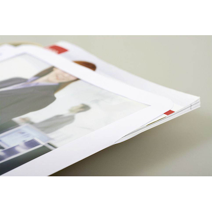 Artikelbild 3 für 100 ELCO Prospekthüllen Ordo Vista DIN A4 weiß glatt 0,12 g/qm, Artikelnummer 416824