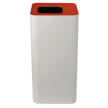 Artikelbild für TKG Pure Mülleimer 100,0 l weiß, rot, Artikelnummer 404513