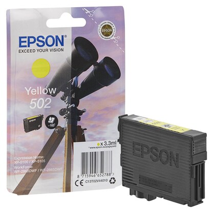 Artikelbild 2 für EPSON 502/T02V44 gelb Druckerpatrone, Artikelnummer 510836