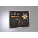 Artikelbild 1 für update displays LED-Leuchtrahmen Economy silber DIN A1, Artikelnummer 480405
