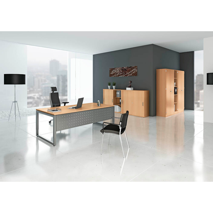 Artikelbild 4 für HAMMERBACHER Schiebetürenschrank Unni SE1, V1753S/6/6/SG buche 2 Fachböden 120,0 x 40,0 x 110,0 cm, Artikelnummer 643888