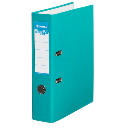 Artikelbild für DONAU Klassik Ordner türkis Karton 7,5 cm DIN A4, Artikelnummer 345199