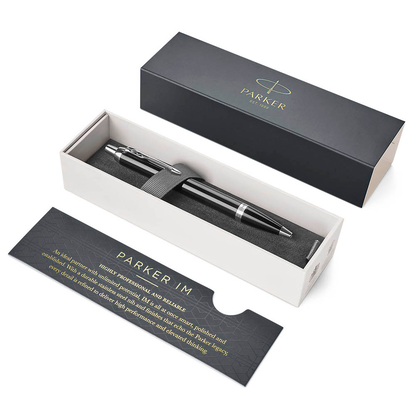 Artikelbild 3 für PARKER Kugelschreiber IM Black Lacquer schwarz hochglänzend, Schreibfarbe: blau, 1 St., Artikelnummer 400825