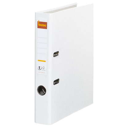 Artikelbild für AKTION: bene No.1 POWER Ordner weiß Kunststoff 4,5 cm DIN A4, Artikelnummer 990069