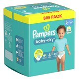 Artikelbild 1 für Pampers® Windeln baby-dry™ BIG PACK Größe Gr.5 (11-16 kg) für Babys und Kleinkinder, 54 St., Artikelnummer 272918