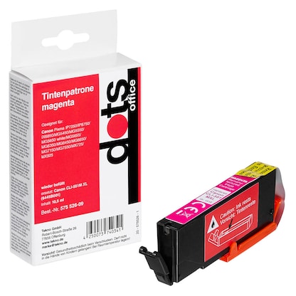 Artikelbild 8 für dots magenta Druckerpatrone kompatibel zu Canon CLI-551 XL M, Artikelnummer 575526