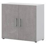 Artikelbild 1 für röhr Aktenschrank direct.office, 859B221000 beton, weiß 1 Fachboden 80,0 x 33,5 x 72,0 cm, Artikelnummer 460985