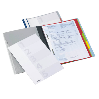 Artikelbild 3 für DURABLE Personalhefter DIVISOFLEX® Kunststoff blau 5 x kaufmännische Heftung, Artikelnummer 775627