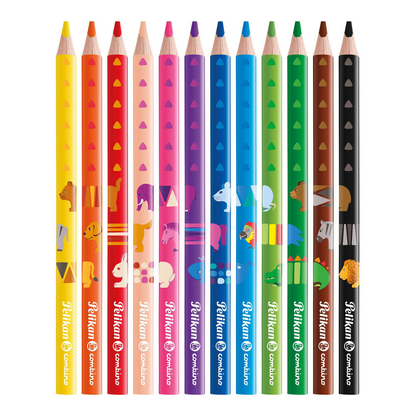 Artikelbild 2 für Pelikan Combino Buntstifte farbsortiert, 12 St., Artikelnummer 272643