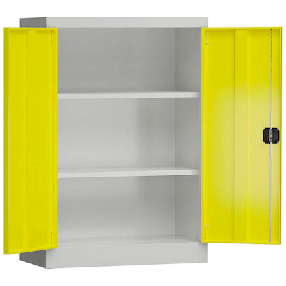 Artikelbild für ClassiX Metallschrank X-530326 zinkgelb, lichtgrau 92,0 x 42,0 x 120,0 cm, aufgebaut, Artikelnummer 182406