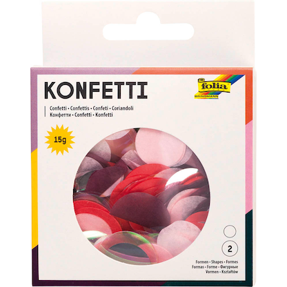 Artikelbild 2 für folia Konfetti Pink Party bunt 15,0 g, Artikelnummer 601791