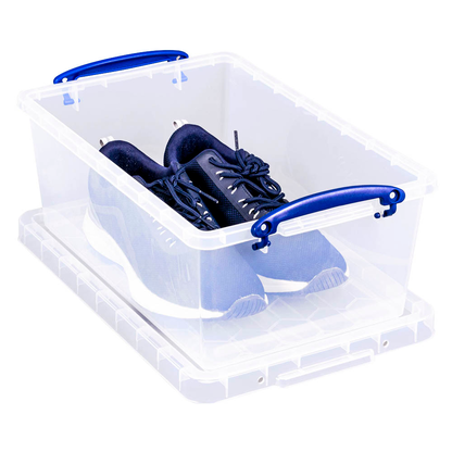 Artikelbild 2 für 5 Really Useful Box Aufbewahrungsboxen 5x 10,2 l transparent 40,5 x 26,0 x 16,0 cm, Artikelnummer 882347