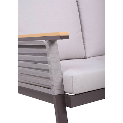 Artikelbild 7 für Garden Pleasure Loungegruppe DENIA beige, braun Metall, 12-teilig, Artikelnummer 544112