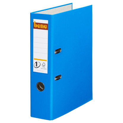 Artikelbild für AKTION: bene No.1 POWER Ordner blau Kunststoff 8,0 cm DIN A4, Artikelnummer 989954