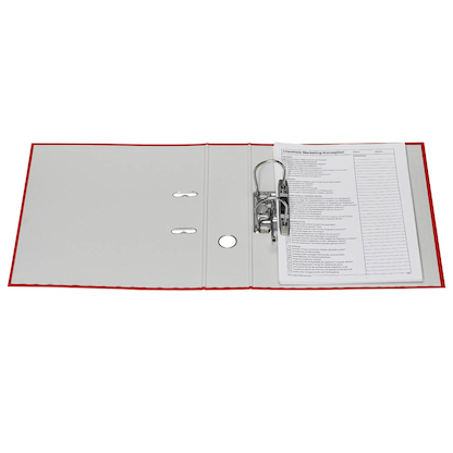 Artikelbild 6 für DONAU Klassik Ordner rot Karton 7,5 cm DIN A4, Artikelnummer 183913