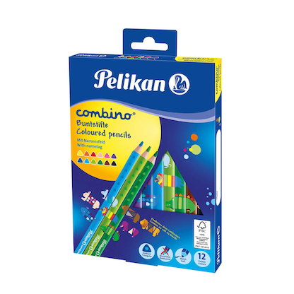 Artikelbild 15 für Pelikan Combino Buntstifte farbsortiert, 12 St., Artikelnummer 272643