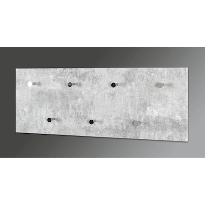 Artikelbild 2 für HAKU Möbel Wandgarderobe 42650 grau Holz 7 Haken 80,0 x 30,0 cm, Artikelnummer 552625