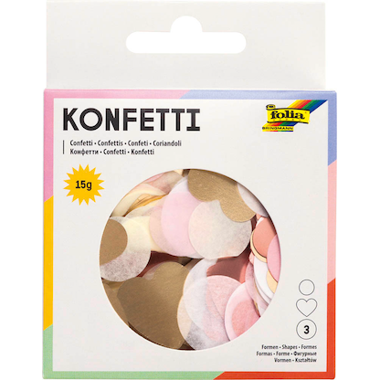 Artikelbild 2 für folia Konfetti Love bunt 15,0 g, Artikelnummer 601924