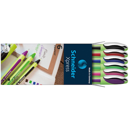 Artikelbild 2 für Schneider Xpress Fineliner farbsortiert 0,8 mm, 6 St., Artikelnummer 878981