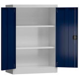 Artikelbild 1 für ClassiX Metallschrank X-530321 enzianblau, lichtgrau 92,0 x 42,0 x 120,0 cm, aufgebaut, Artikelnummer 182426