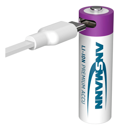 Artikelbild 5 für 4 ANSMANN USB-Akkus mit Ladekabel 2000 Mignon AA 1.800 mAh, Artikelnummer 173926