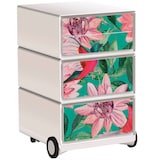 Artikelbild 1 für PAPERFLOW easyBox Garden Factory Rollcontainer weiß, bunt 4 Auszüge 39,0 x 43,6 x 64,2 cm, Artikelnummer 215887