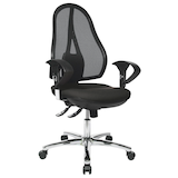 Artikelbild 1 für Topstar Bürostuhl Open Point SY Deluxe, OP290UG20 Stoff schwarz, Gestell chrom, Artikelnummer 514810