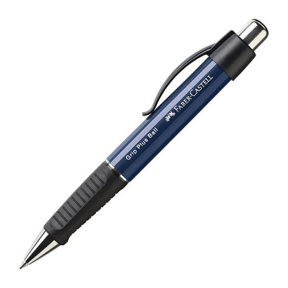 Artikelbild 2 für FABER-CASTELL Kugelschreiber GRIP Plus Ball navy blue, Schreibfarbe: blau, 1 St., Artikelnummer 370211