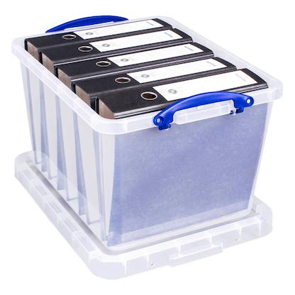 Artikelbild 3 für 3 Really Useful Box Aufbewahrungsboxen 3x 40,0 l transparent 50,0 x 39,5 x 31,5 cm, Artikelnummer 882367