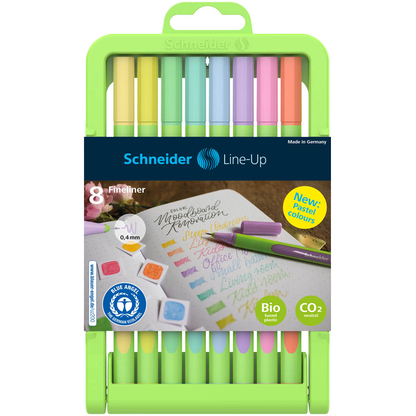 Artikelbild 14 für Schneider Line-Up Fineliner farbsortiert 0,4 mm, 8 St., Artikelnummer 878993