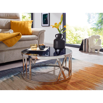 Artikelbild 3 für WOHNLING Couchtisch Glas silber 60,0 x 60,0 x 30,0 cm, Artikelnummer 166359