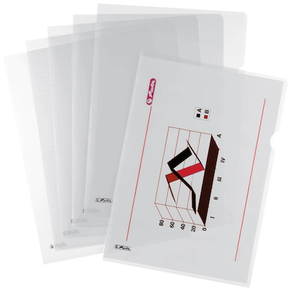 Artikelbild 15 für 10 herlitz Sichthüllen Aktenhülle DIN A4 transparent glasklar 0,11 mm, Artikelnummer 649547