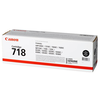 Artikelbild 3 für Canon 718 BK schwarz Toner, Artikelnummer 380667