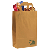 Artikelbild 1 für 50 VP Papier-Tragetaschen braun 22,0 x 36,0 cm, Artikelnummer 153609