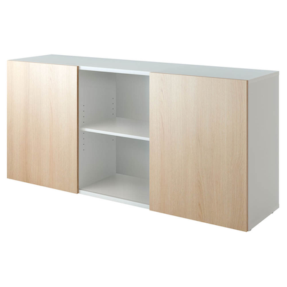 Artikelbild für HAMMERBACHER Sideboard 1780, V1780/W/E weiß, eiche 160,0 x 42,0 x 74,8 cm, Artikelnummer 860041