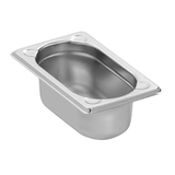 Artikelbild 1 für Bartscher GN-Behälter Basic Line 1/9 silber 0,6 l, 1 St., Artikelnummer 427254