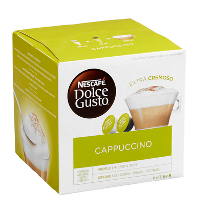 Artikelbild 2 für NESCAFÉ DOLCE GUSTO® CAPPUCCINO Kaffeekapseln, Arabicabohnen 8 Portionen, Artikelnummer 546147