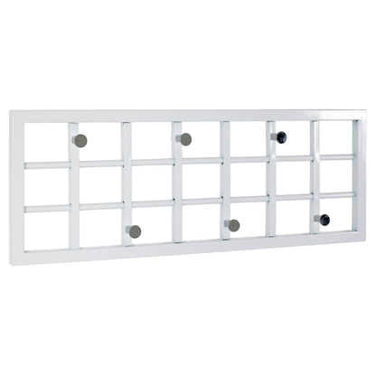 Artikelbild 3 für HAKU Möbel Wandgarderobe 89399 weiß Metall 5 Haken 60,0 x 22,0 cm, Artikelnummer 553051