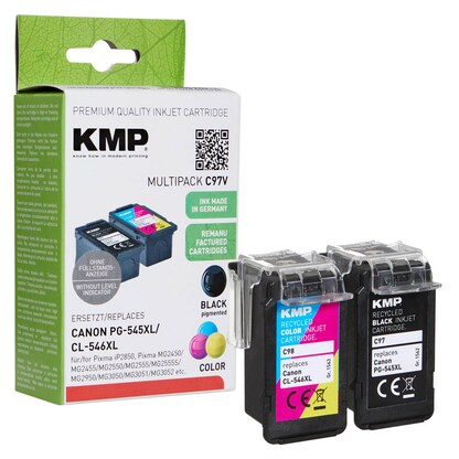 Artikelbild 14 für KMP C97V schwarz, color Druckköpfe kompatibel zu Canon PG-545XL + CL-546XL, 2er-Set, Artikelnummer 439740