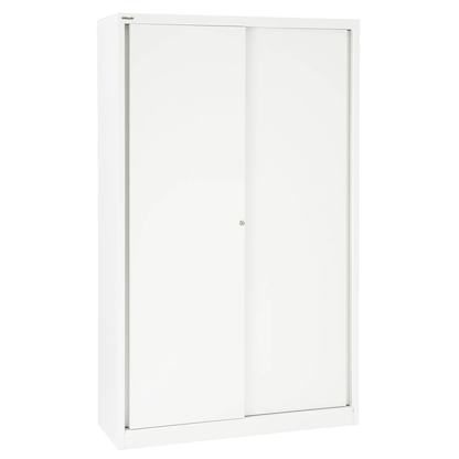 Artikelbild 3 für BISLEY Schiebetürenschrank Cito, SD12194S696 verkehrsweiß 4 Fachböden 120,0 x 43,0 x 198,0 cm, Artikelnummer 272373